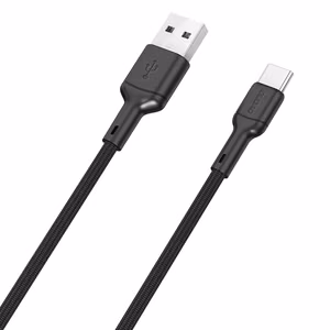 USB kabelis Dudao L9T USB-A to USB-C 5A 1.0m juodas