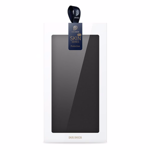 Dux Ducis Skin Pro Dėklas telefonui Samsung Galaxy A14 4G / 5G su atverčiamu kortelių dėklu ir stovu Juodas