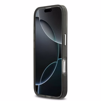 GUESS dėklas telefonui IPHONE 17, suderinamas su MagSafe GUHMP17SHGTMLCGK (IML gradientas su trikampiu logotipu) juodas