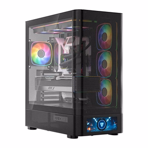 MODECOM Volcano AQ500 ARGB Midi juodas