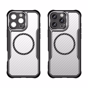 Leading Series MagSafe Silikoninis dėklas telefonui iPhone 16 Pro - juodas