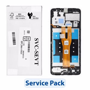ServicePack LCD ekranas SAMSUNG A06 A065 GH81-26440A juodas