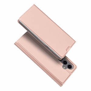 DUX DUCIS piniginės tipo dėklas SKIN PRO telefonui SAMSUNG S24 FE rožinis