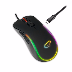 Esperanza EGM303 pelė dešiniarankiams USB Type-C optinė 2400 DPI