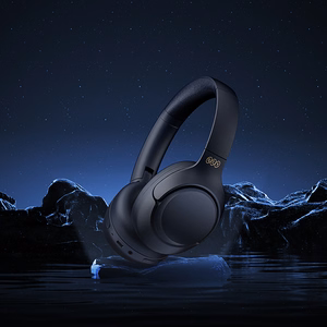 QCY H3 Over-Ear Headphones with ANC Bluetooth 5.4 Hi-Res Audio - Blue