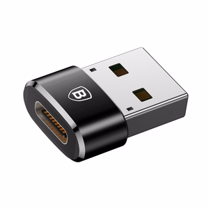 Adapteris Baseus Type-C to USB-A juodas CAAOTG-01