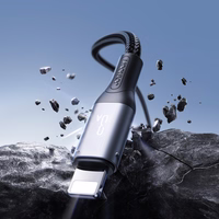 "Joyroom S-A28 Flash Series 3A USB-A - "Lightning" laidas 2 m - juodas