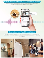 IP kamera C5A, 5MP 25fps, naktinis pašvietimas iki 10m, SD iki 256GB, 90°, WiFi