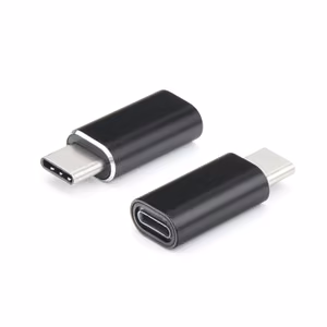 Adapteris Lightning į Type-C – juodas