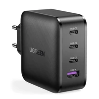 Įkroviklis Ugreen CD224 65W GaN 3xUSB-C/USB-A juodas