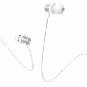 HOCO laidinės ausinės Jack 3,5 mm su mikrofonu M79 baltos