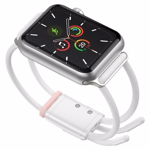 Dirželis Baseus Lets go skirtas Apple Watch Series 42 / 44mm baltas/rožinis