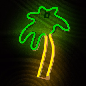 Neon LED Light PALM žalias oranžinis NNE04 Neolia