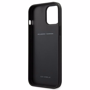 Ferrari FEOGOHCP12LRE iPhone 12 Pro Max 6.7 raudonas kietas dėklas Off Track perforuotas