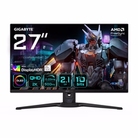 GIGABYTE AORUS FO27Q5P OLED QHD žaidimų monitorius - 2560 x 1440, 500Hz, 0.03ms, KVM, 300 cd/m², FreeSync Premium Pro, DisplayHDR True Black 500, DisplayPort 2.1