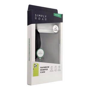 ROAR dėklas telefonui RAINBOW BUMPER skirtas iPhone 17 Pro Max juodas