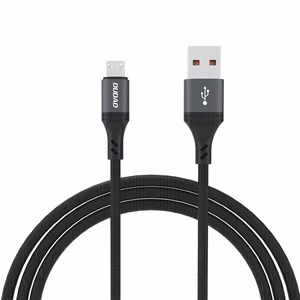 Dudao L3SM Плетёный кабель USB-A - MicroUSB 3A 1.2m - чёрный