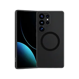 Benks magnetinis Lucid Armor dėklas (0045) Samsung Galaxy S25 Plus Ultra telefonui, juodas