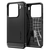 Spigen Rugged Armor dėklas telefonui Xiaomi 15 - matinė juoda