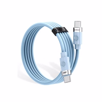 Orico CDX 60W 3A Power Delivery USB-C - USB-C kabelis 1m - mėlynas