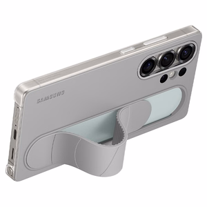 Samsung stovimas dėklas telefonui Samsung Galaxy S25+ pilkas