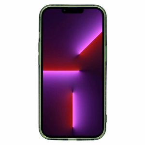 Kristalinis deimantas 2mm dėklas Iphone 13 Pro Max Skaidrus žalias