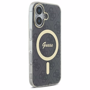 Guess IML 4G MagSafe iPhone 16 dėklas - juodas