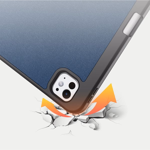 Dux Ducis Domo dėklas su atvartu ir išmaniu miego režimu, skirtas Xiaomi Pad 6 / 6 Pro – mėlynas