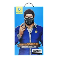 5D Mr. Monkey Apsauginis stiklas - Apple iPhone 17 juodas (Strong Dustproof)