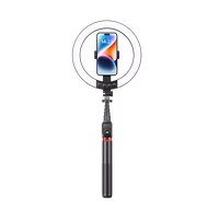 Blavec Selfie Ring lamp Aluminium Aura LED RGB Ring P-50 25cm tripod + remote control + 2,3 metres (RLP50-TRB23) juodas (damaged packaging)