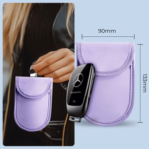 Tech-Protect KLR100 automobilio raktų dėklas su RFID apsauga - violetinis