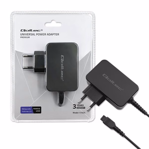 Qoltec 51025 maitinimo adapteris juodas