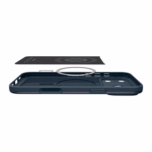 Spigen Thin Fit MagSafe dėklas, skirtas iPhone 17 Pro Max / 18 Pro Max, mėlynas
