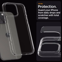Spigen Ultra Hybrid dėklas telefonui iPhone 16 Pro - skaidrus