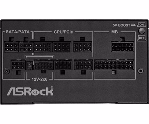 Asrock Phantom Gaming PG-1000G maitinimo blokas 750 W 20+4 pin ATX juodas