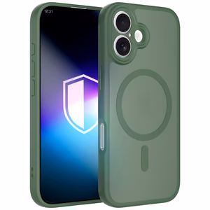 3mk Misty MagCase dėklas iPhone 16 - žalias