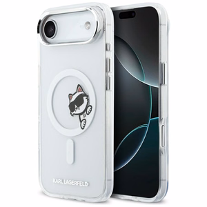 Karl Lagerfeld IML Peekaboo MagSafe Dėklas for iPhone Air - Clear