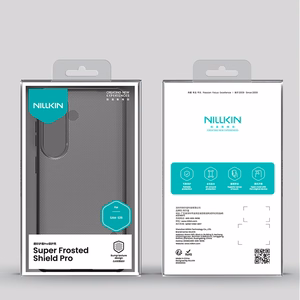 Nillkin Super Frosted Shield Pro dėklas skirta Samsung Galaxy S26 Plus permatomas juodas