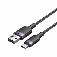 USB 2.0 A į USB-C 3A kabelis Vention CTNBF 1 M (juodas)
