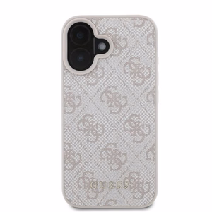 Guess 4G Classic dėklas telefonui iPhone 16 - rožinis