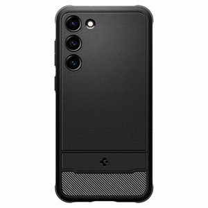 Spigen Rugged Armor dėklas telefonui Samsung Galaxy S23 - matinė juoda