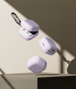 Ringke Silicone dėklas skirtas Samsung Galaxy Buds 4 / 4 Pro violetinis
