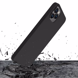 3mk silikoninis dėklas iPhone 12 Pro Max - juodas