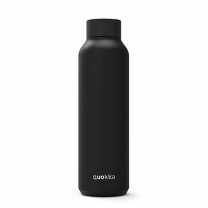 Quokka Solid nerūdijančiojo plieno termogertuvė, 630 ml, juoda (Jet Black)