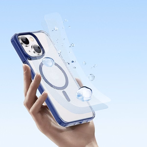Dux Ducis Clin2 dėklas iPhone 14 Plus magnetinis MagSafe dėklas mėlynas