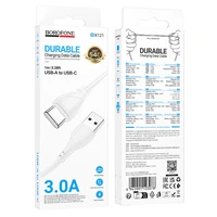 Borofone Cable BX121 Energy - USB to Type C - 3A 1 metre white