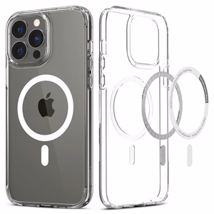 Spigen Ultra Hybrid Mag dėklas su MagSafe iPhone 13 Pro Max - baltas