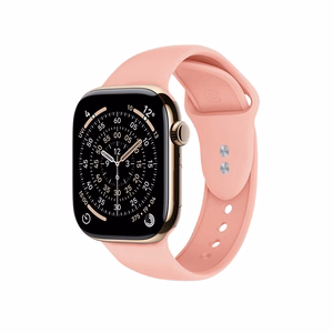 Crong Liquid dirželis, skirtas Apple Watch 38 / 40 / 41 / 42 mm, lašišos rausvas
