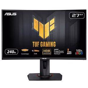 ASUS TUF Gaming VG27VQM kompiuterio monitorius 68,6 cm (27") 1920 x 1080 pikselių Full HD LED juodas