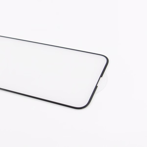 Grūdintas 5D stiklas "iPhone 15 Pro 6,1" juodas rėmelis